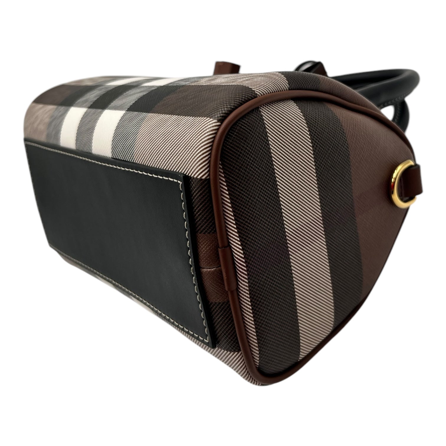 BURBERRY MINI CHECK BOWLING BAG