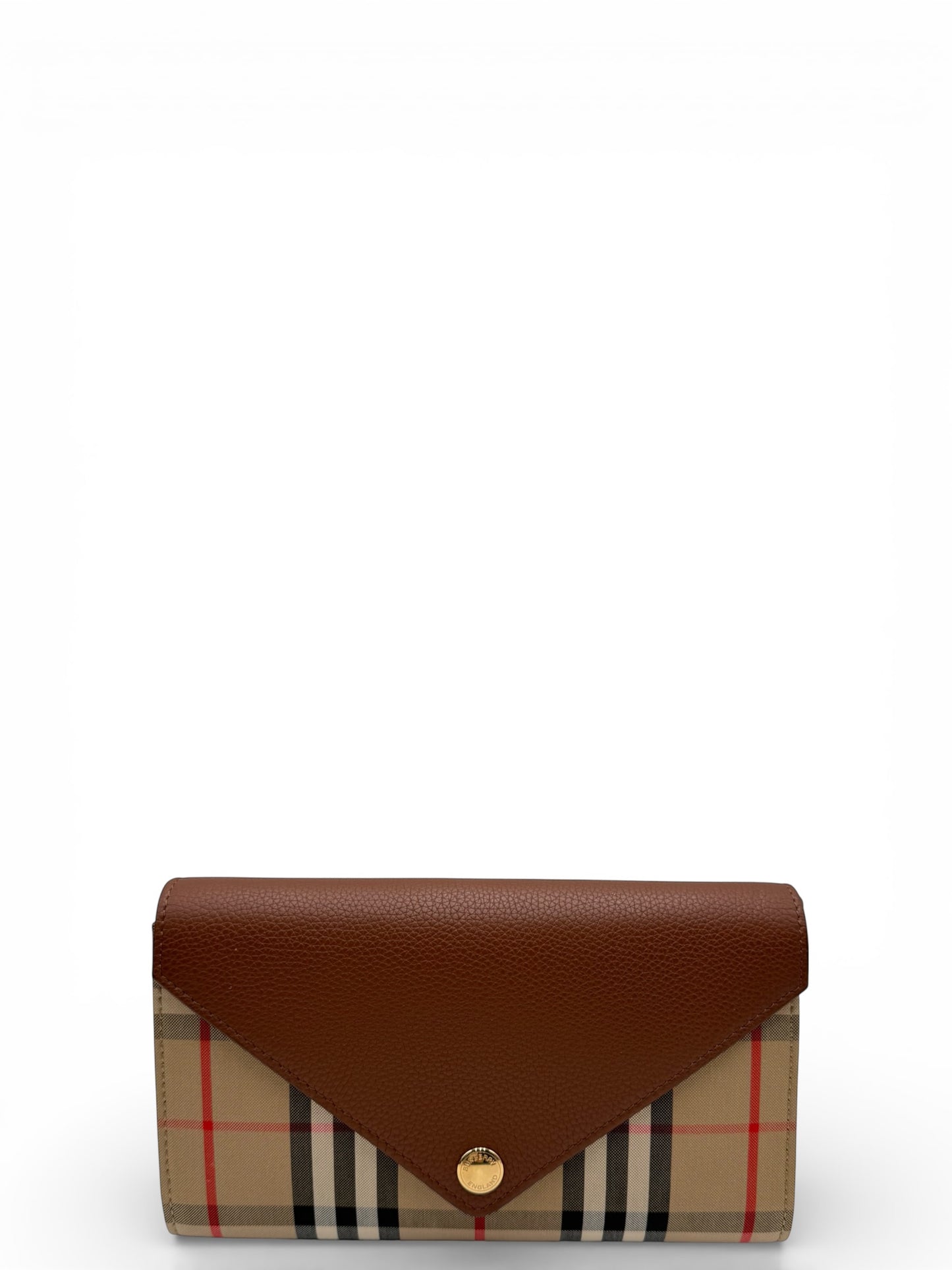 BURBERRY HANNAH LEATHER HANDBAG