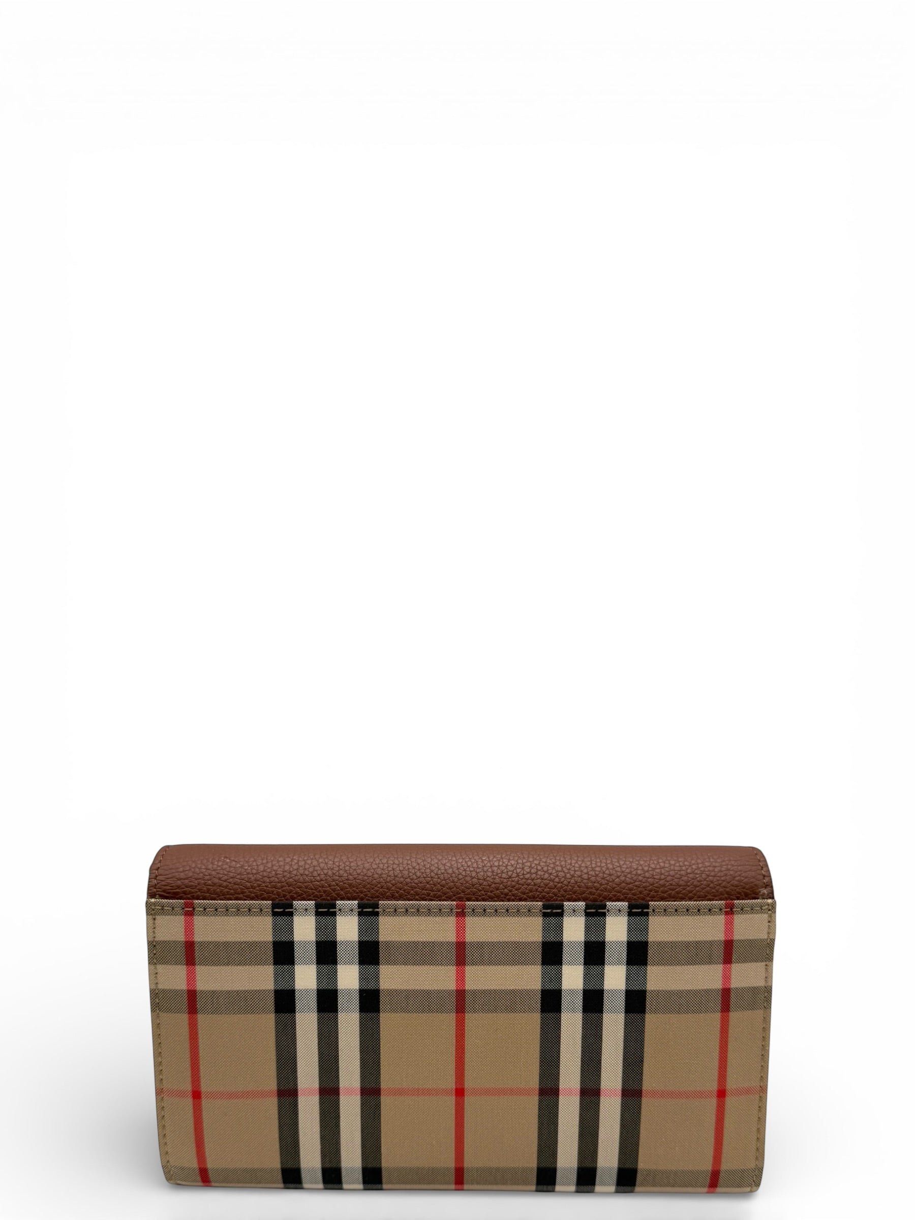 BURBERRY HANNAH LEATHER HANDBAG