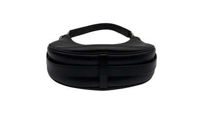 CELINE AVA LEATHER HANDBAG IN BLACK