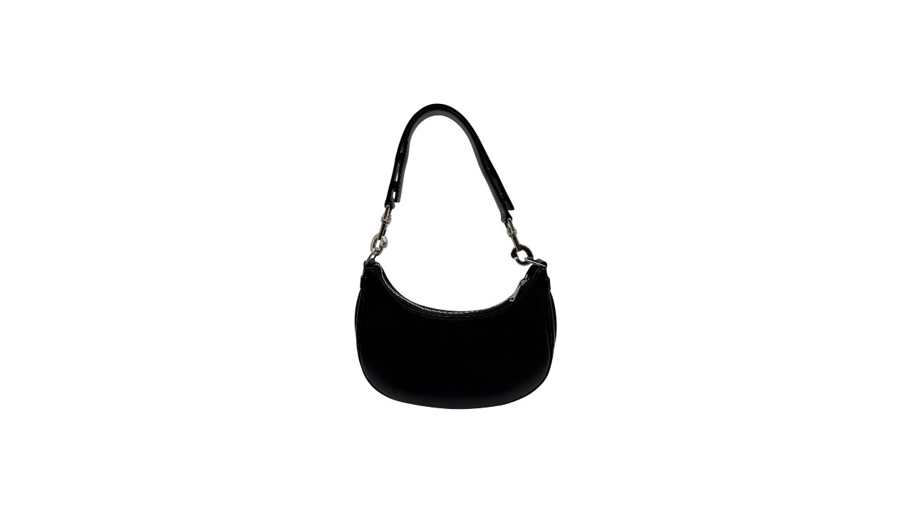 CELINE AVA LEATHER HANDBAG IN BLACK