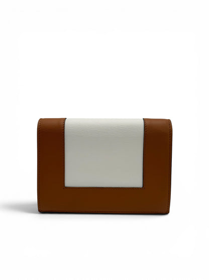 CELINE FRAME CALFSKIN WALLET BROWN