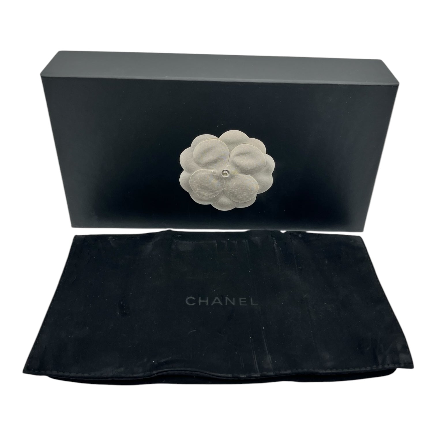 CHANEL RED LAMBSKIN LEATHER ZIPPY WALLET