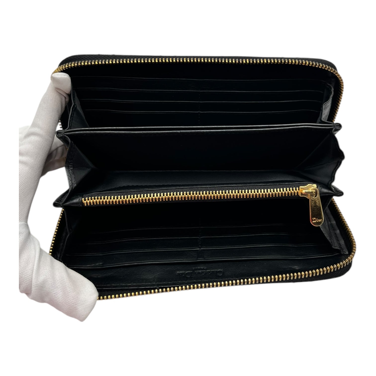 DIOR PATENT LEATHER WALLET