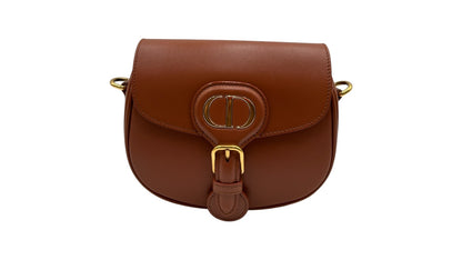 DIOR BOBBY BROWN CALFSKIN LEATHER CROSSBODY BAG
