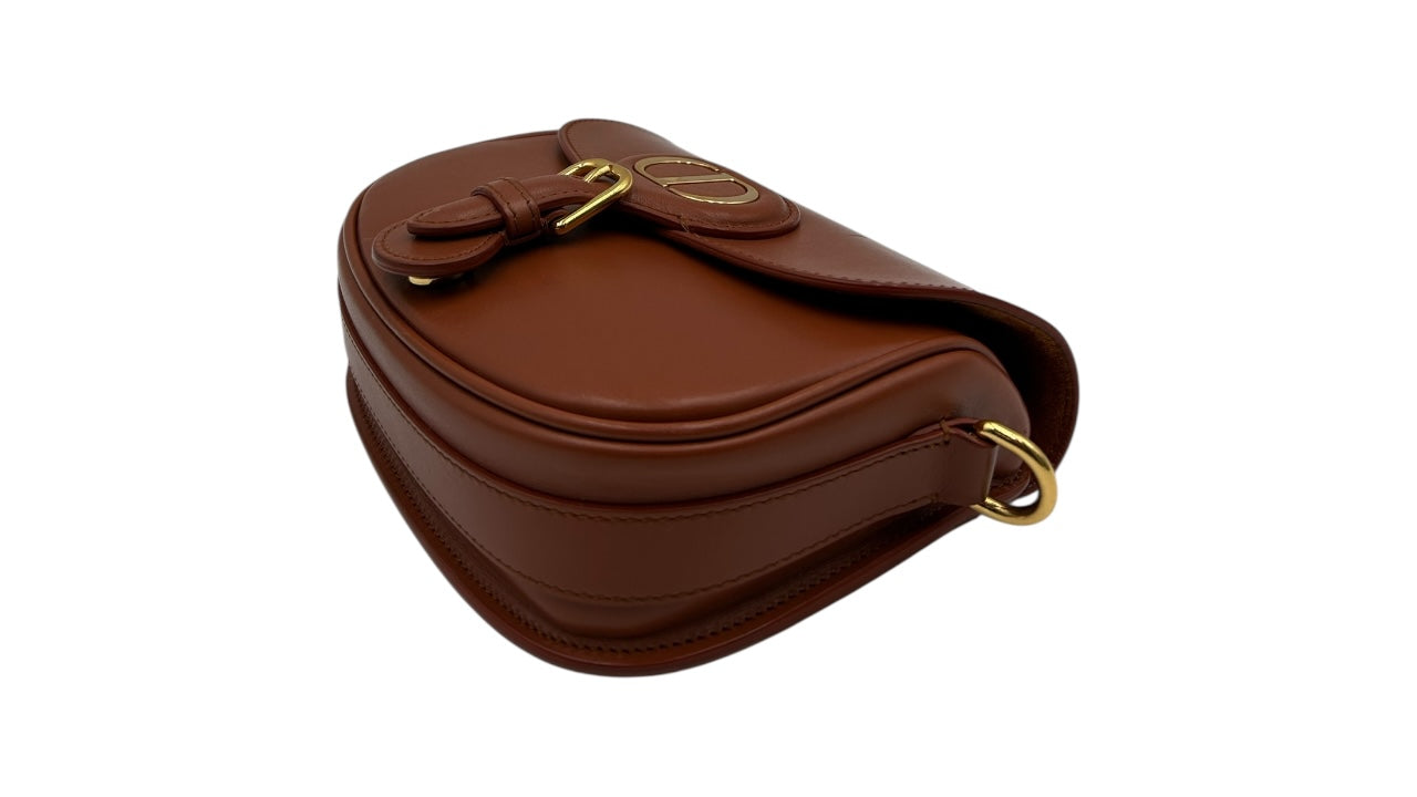 DIOR BOBBY BROWN CALFSKIN LEATHER CROSSBODY BAG
