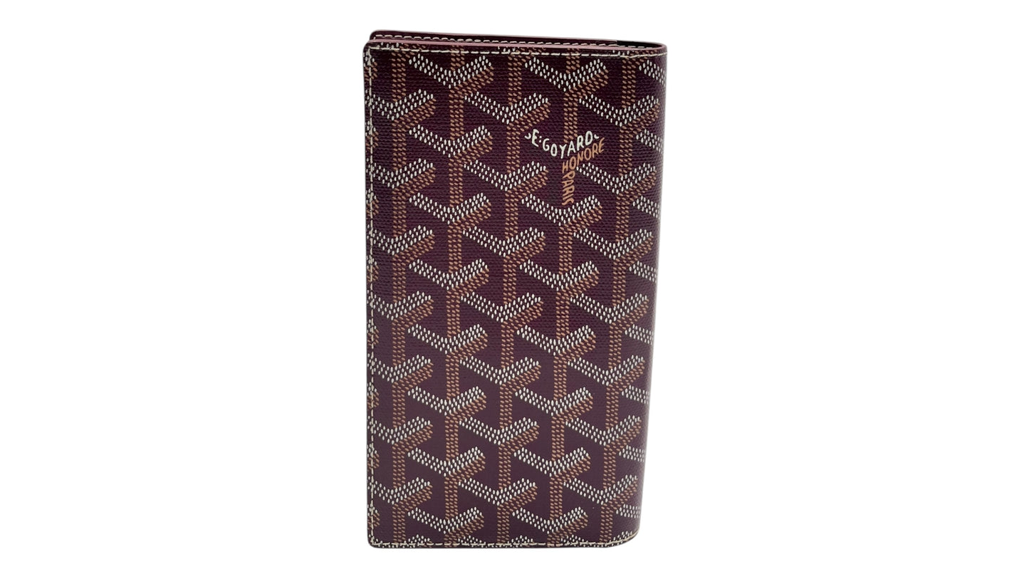 GOYARD GOYARDINE PHONE HOLDER BURGUNDY
