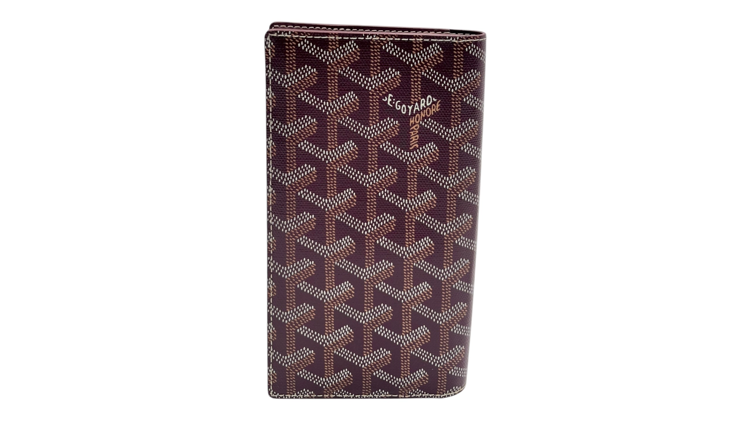 GOYARD GOYARDINE PHONE HOLDER BURGUNDY