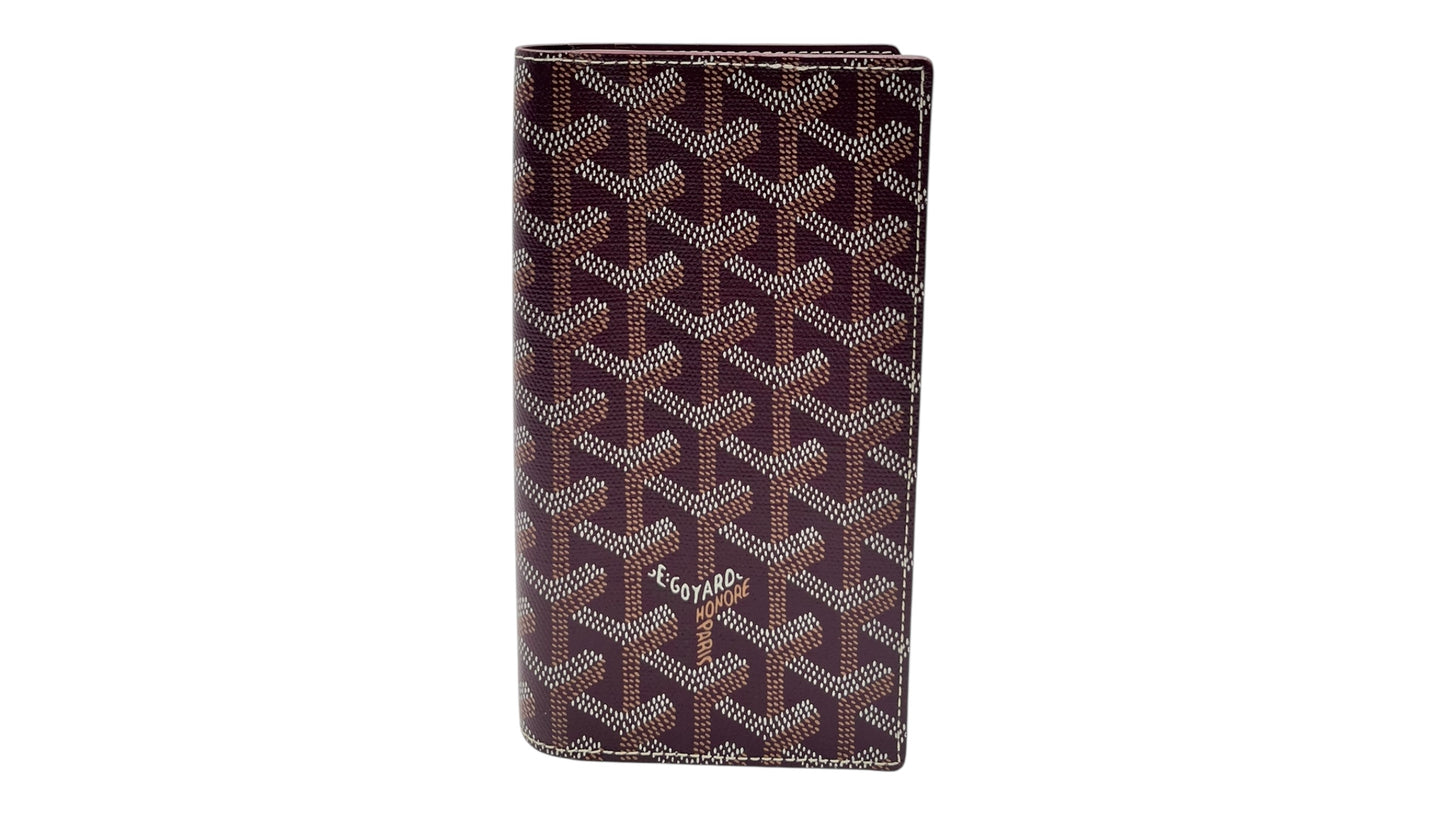 GOYARD GOYARDINE PHONE HOLDER BURGUNDY