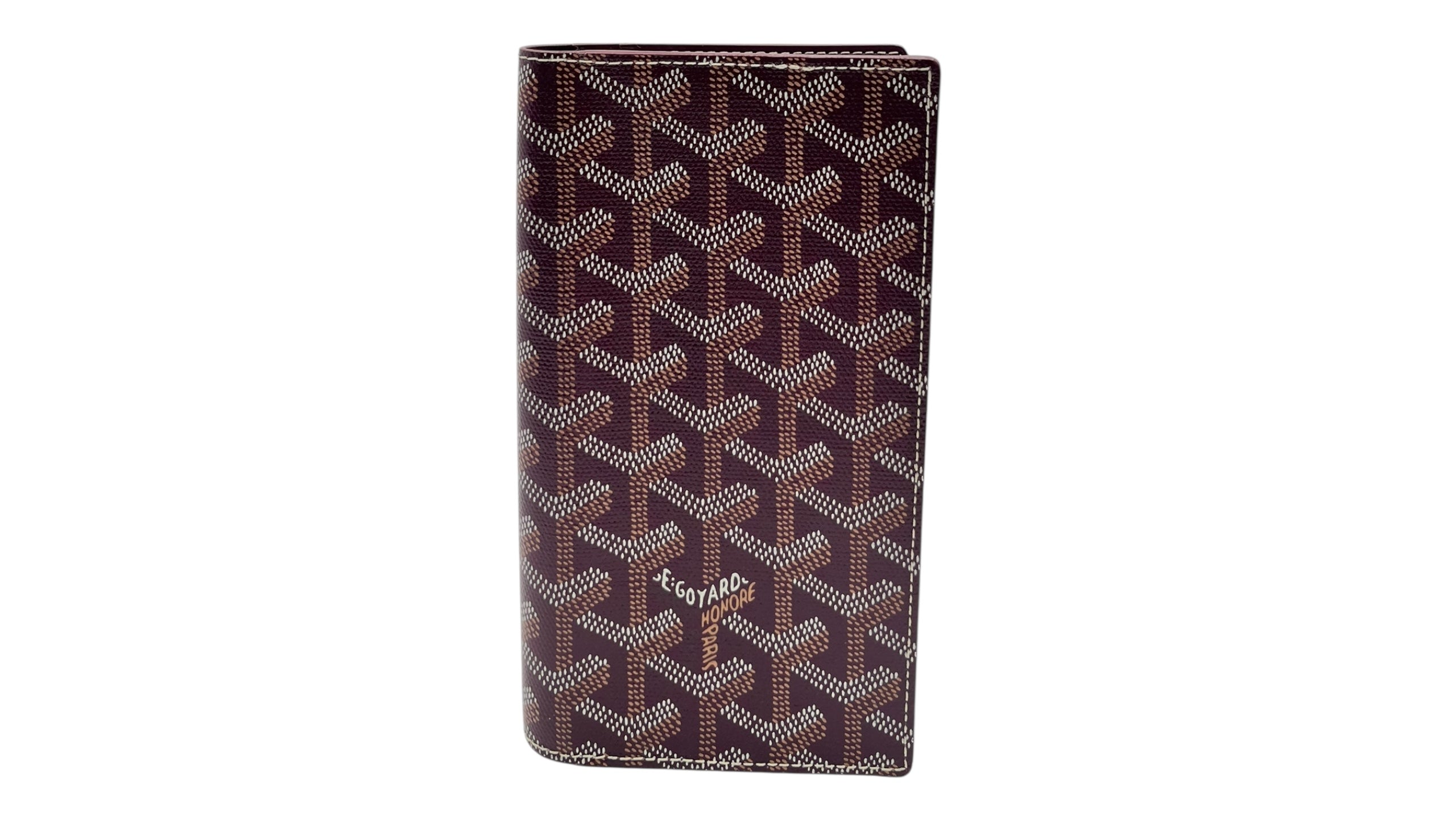GOYARD GOYARDINE PHONE HOLDER BURGUNDY