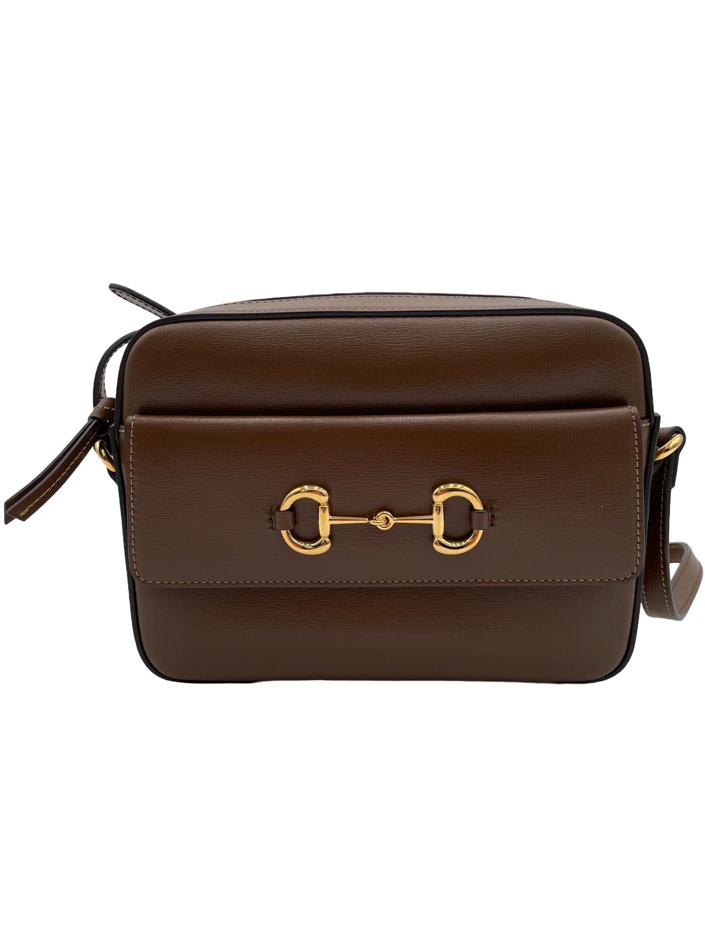 GUCCI HORSEBIT 1955 SMALL BROWN SHOULDER BAG