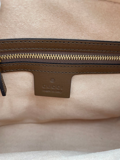 GUCCI HORSEBIT 1955 SMALL BROWN SHOULDER BAG