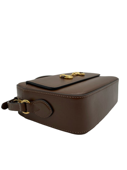 GUCCI HORSEBIT 1955 SMALL BROWN SHOULDER BAG