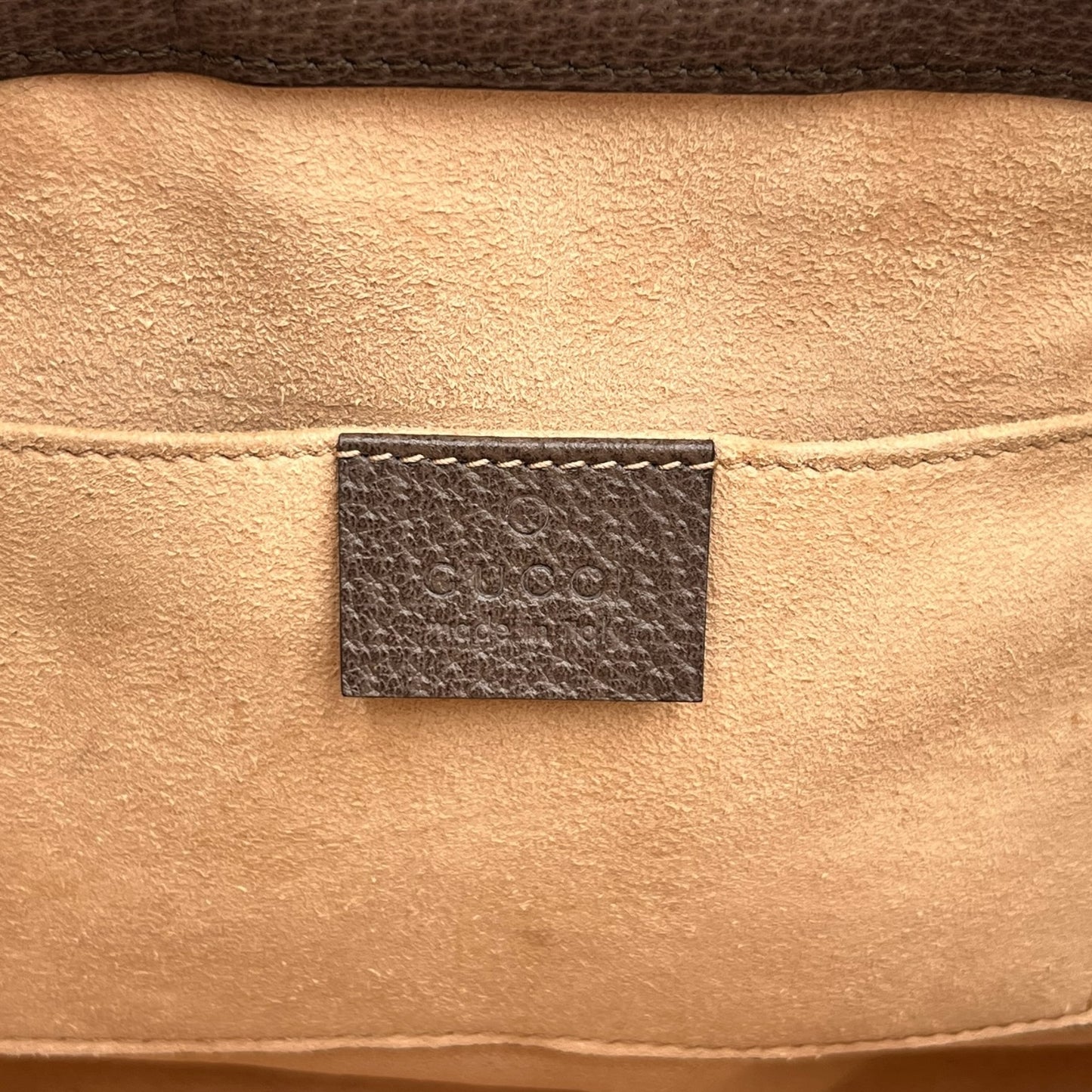 GUCCI GG SUPREME CANVAS OPHIDIA TOTE SMALL