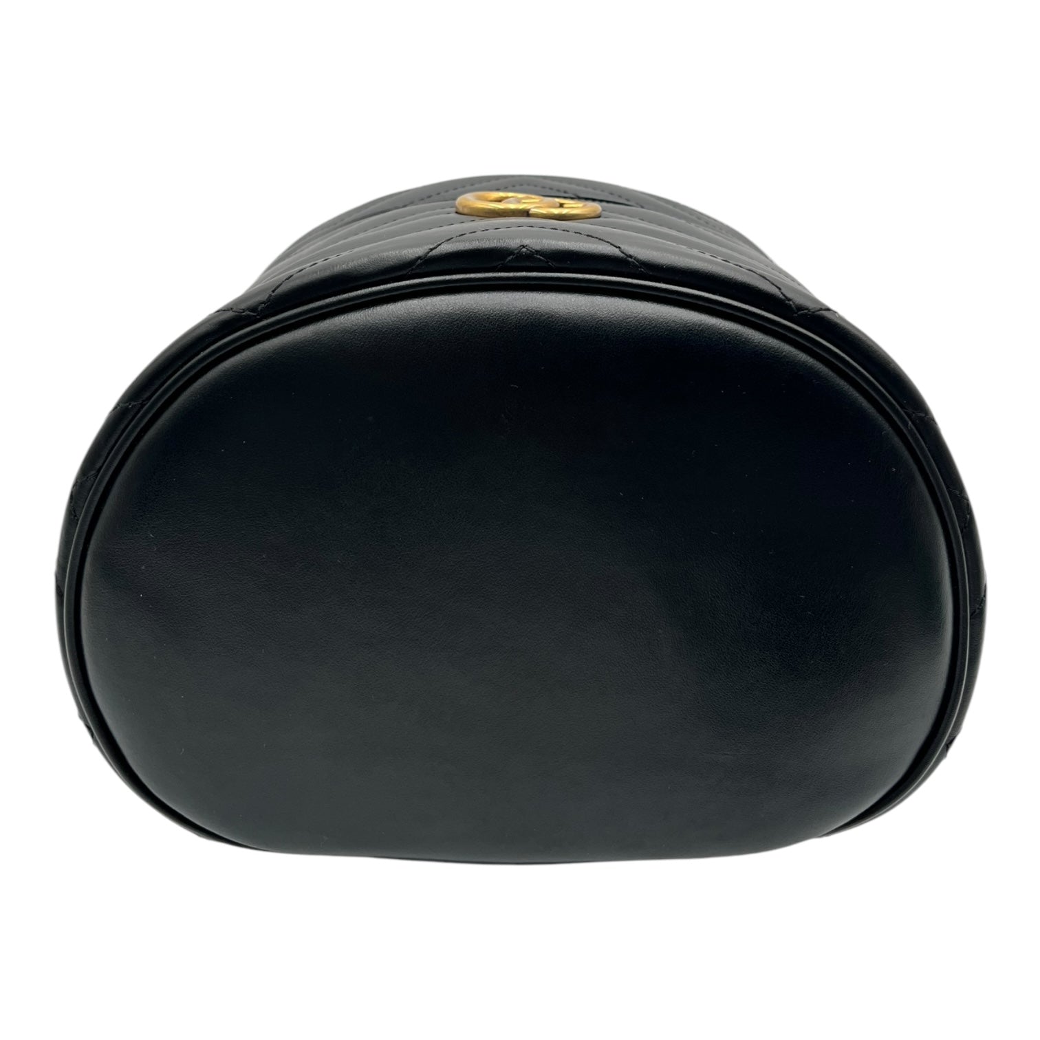 GUCCI BLACK MARMONT CALFSKIN MAKEUP BAG