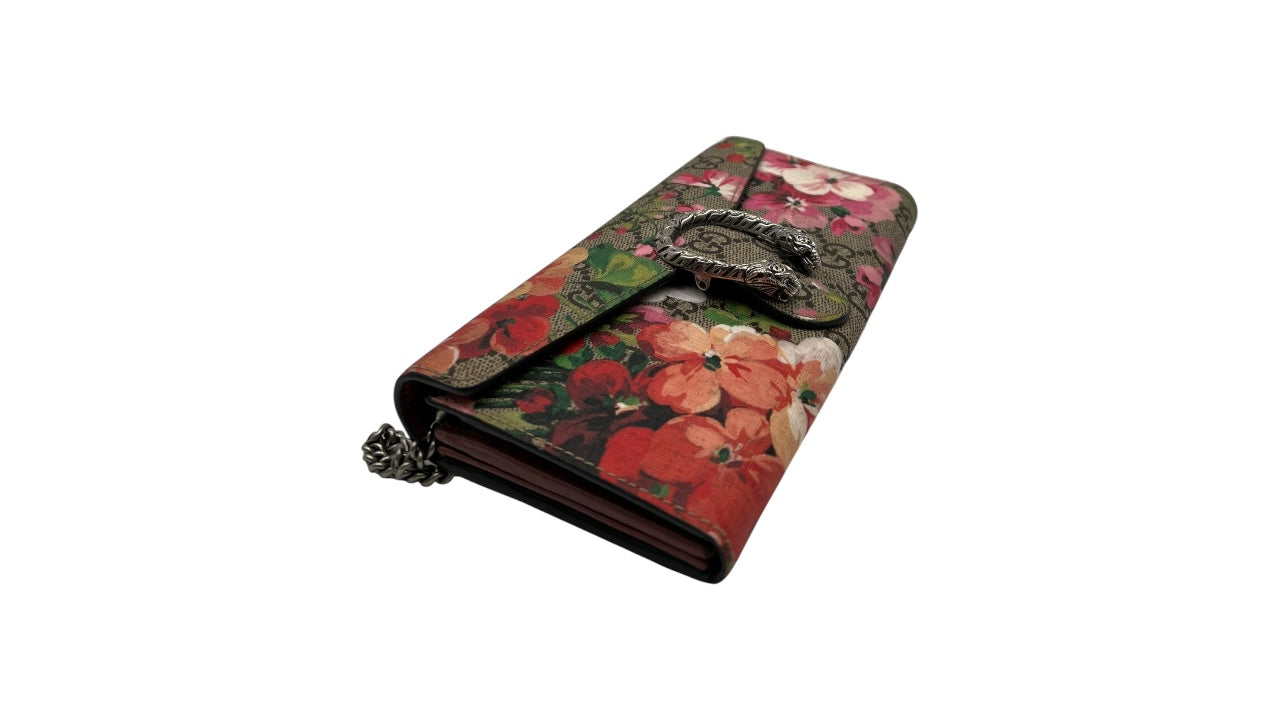 GUCCI DIONYSUS BLOOMS GG CANVAS WRISTLET