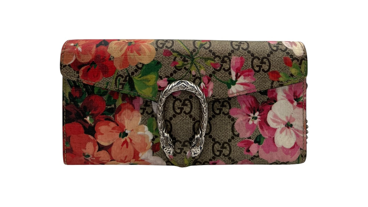 GUCCI DIONYSUS BLOOMS GG CANVAS WRISTLET