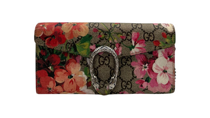GUCCI DIONYSUS BLOOMS GG CANVAS WRISTLET