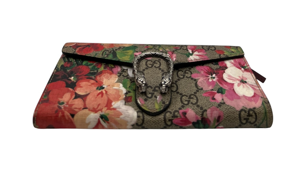 GUCCI DIONYSUS BLOOMS GG CANVAS WRISTLET
