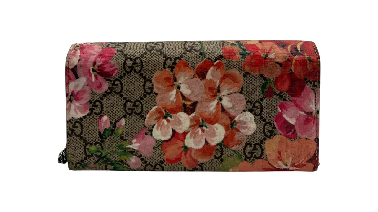 GUCCI DIONYSUS BLOOMS GG CANVAS WRISTLET