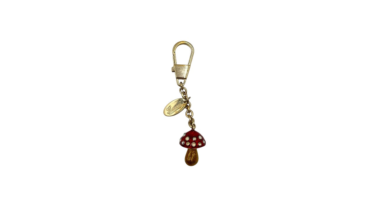 GUCCI GOLD MUSHROOM CHARM