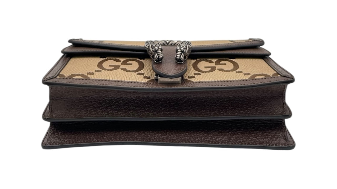 GUCCI DIONYSUS GG JUMBO CANVAS SHOULDER BAG