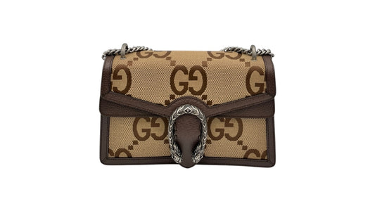 GUCCI DIONYSUS GG JUMBO CANVAS SHOULDER BAG