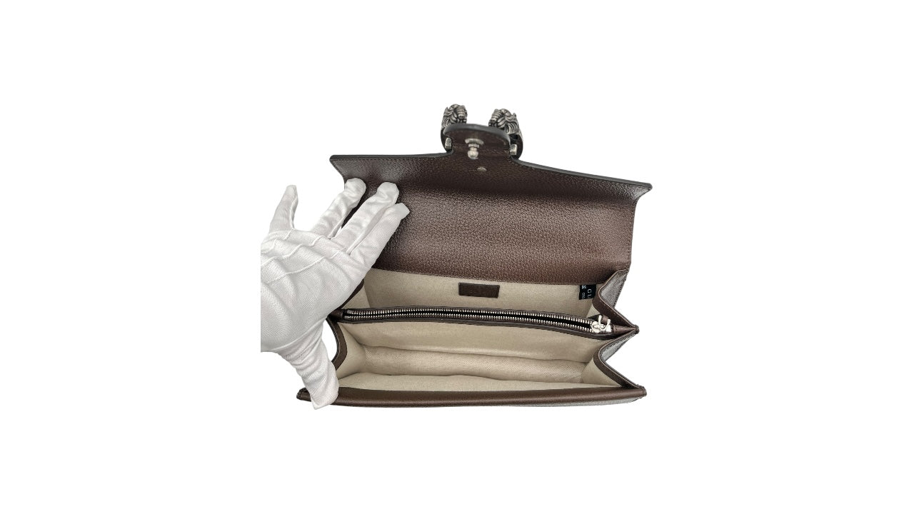 GUCCI DIONYSUS GG JUMBO CANVAS SHOULDER BAG