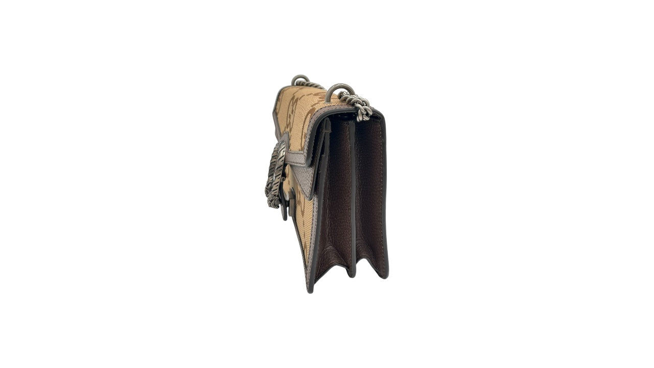 GUCCI DIONYSUS GG JUMBO CANVAS SHOULDER BAG