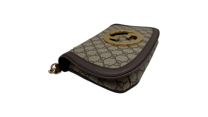 GUCCI BLONDIE GG CANVAS SHOULDER BAG