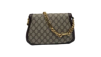 GUCCI BLONDIE GG CANVAS SHOULDER BAG