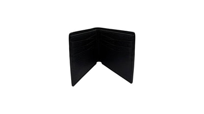 GUCCI CALFSKIN BEE BI-FOLD WALLET BLACK