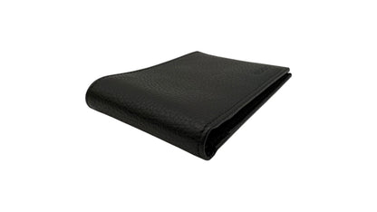 GUCCI BLACK GRAIN LEATHER BIFOLD WALLET