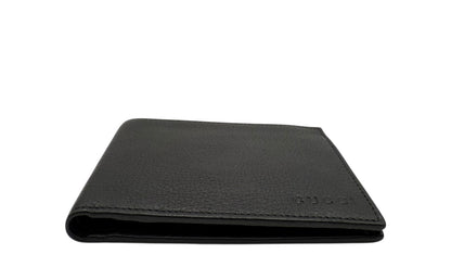 GUCCI BLACK CALFSKIN LEATHER BIFOLD WALLET (GIANT ONE)
