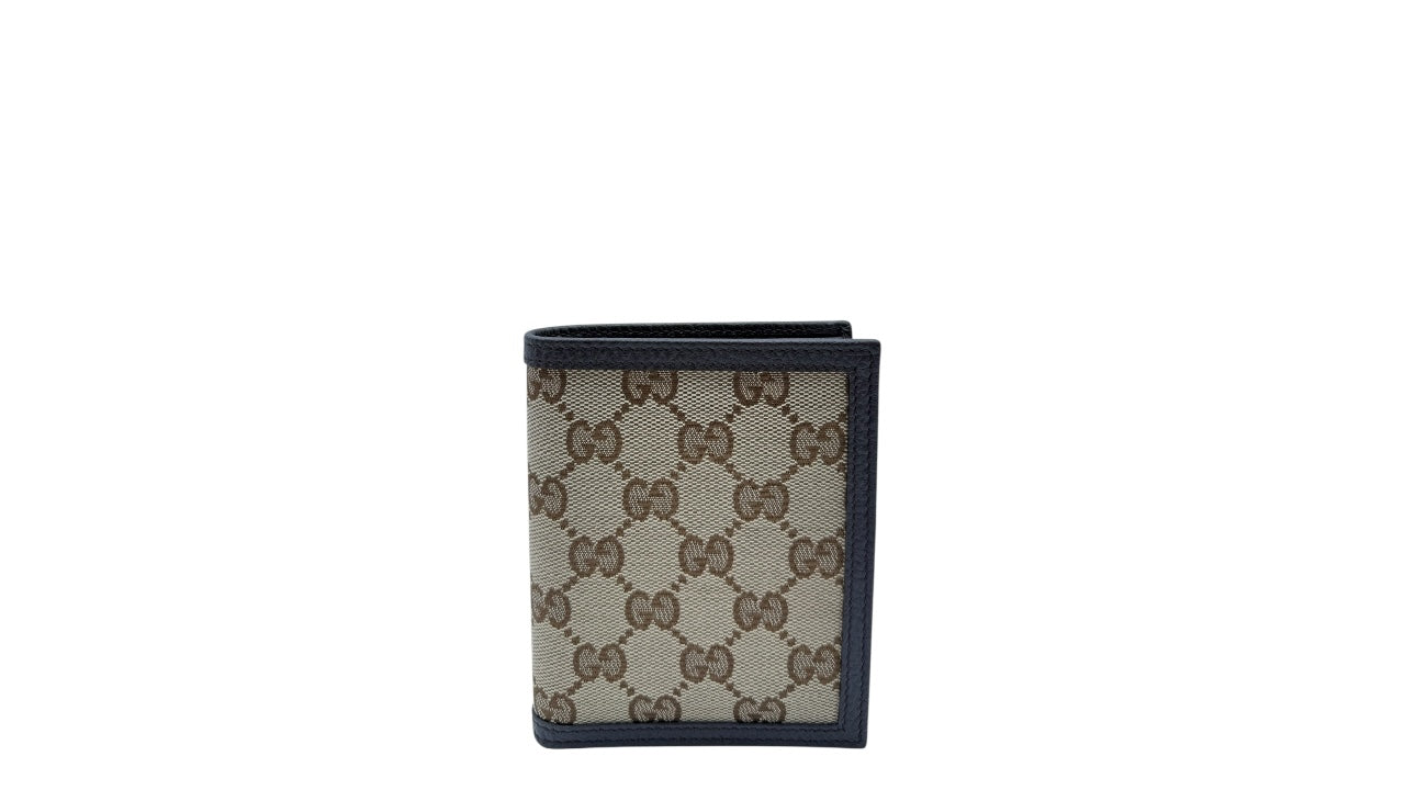 GUCCI MONOGRAM CANVAS SHORT WALLET