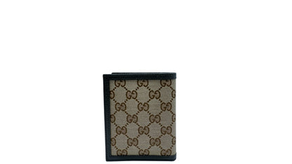 GUCCI MONOGRAM CANVAS SHORT WALLET