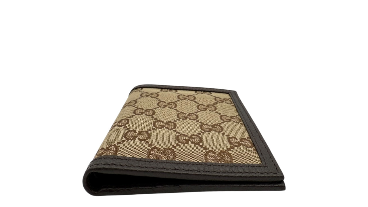 GUCCI MONOGRAM CANVAS SHORT WALLET