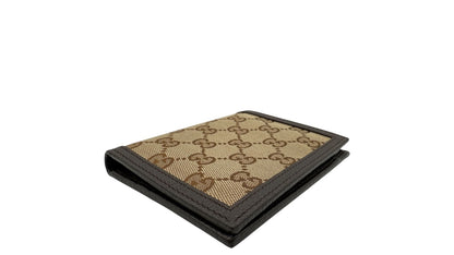GUCCI MONOGRAM CANVAS SHORT WALLET