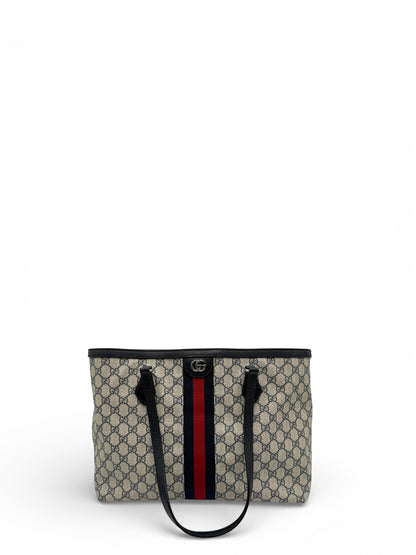 GUCCI OPHIDIA MONOGRAM CANVAS TOTE BAG