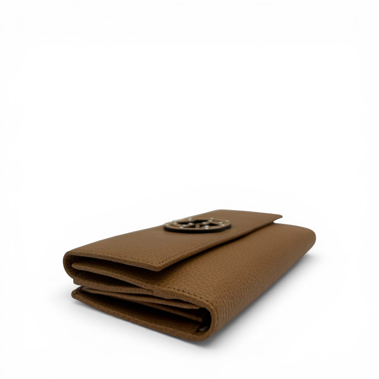 GUCCI BROWN CALFSKIN LONG WALLET