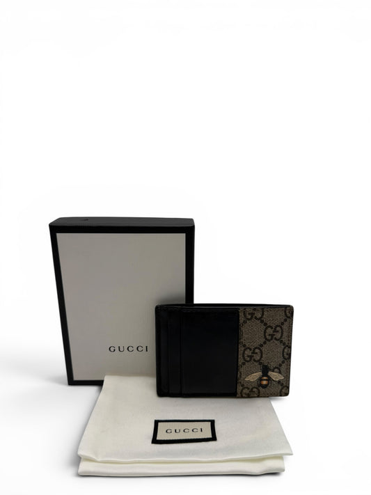 GUCCI GG MONOGRAM CANVAS CARD HOLDER
