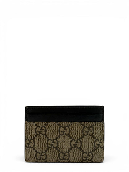 GUCCI GG MONOGRAM CANVAS CARD HOLDER