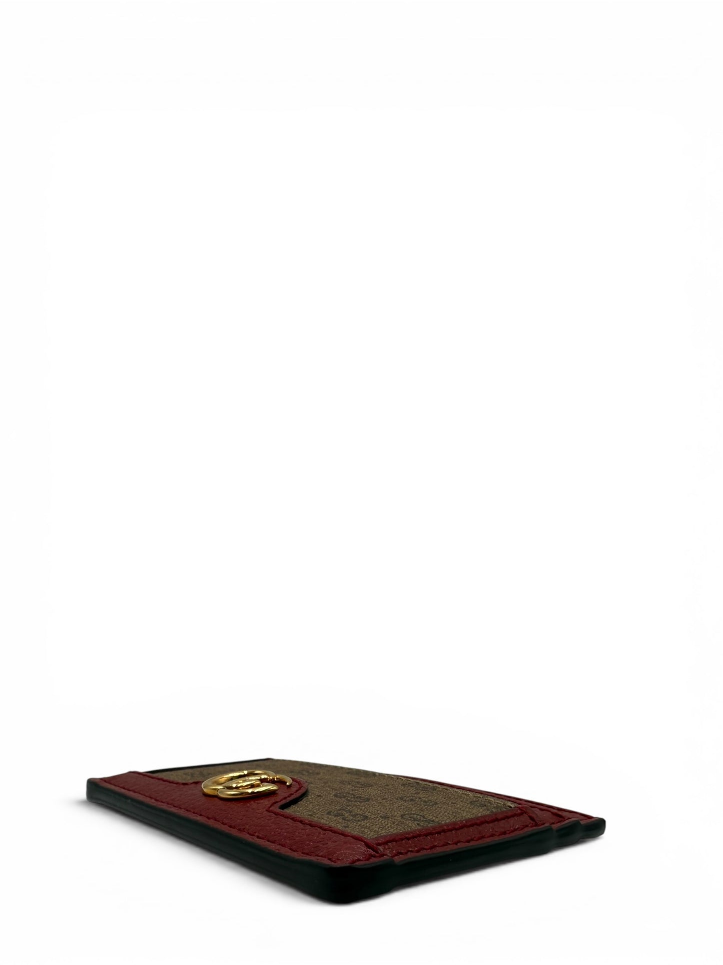 GUCCI X DORAEMON RED AND BROWN CARD CASE