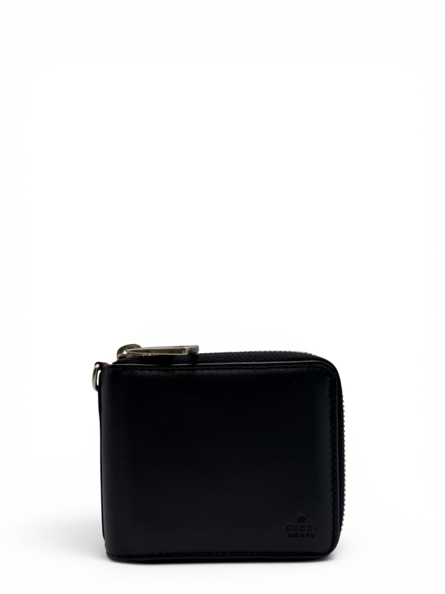 GUCCI ZIP AROUND LEATHER CARD CASE