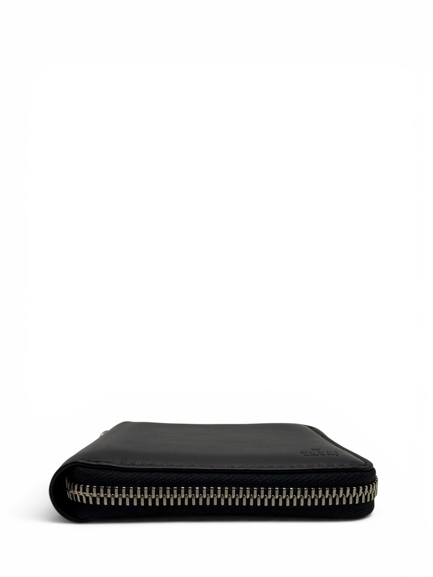 GUCCI ZIP AROUND LEATHER CARD CASE