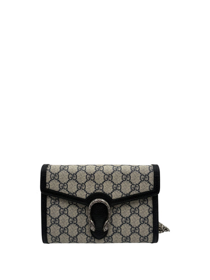 GUCCI GG MONOGRAM CANVAS DIONYSUS CHAIN WALLET