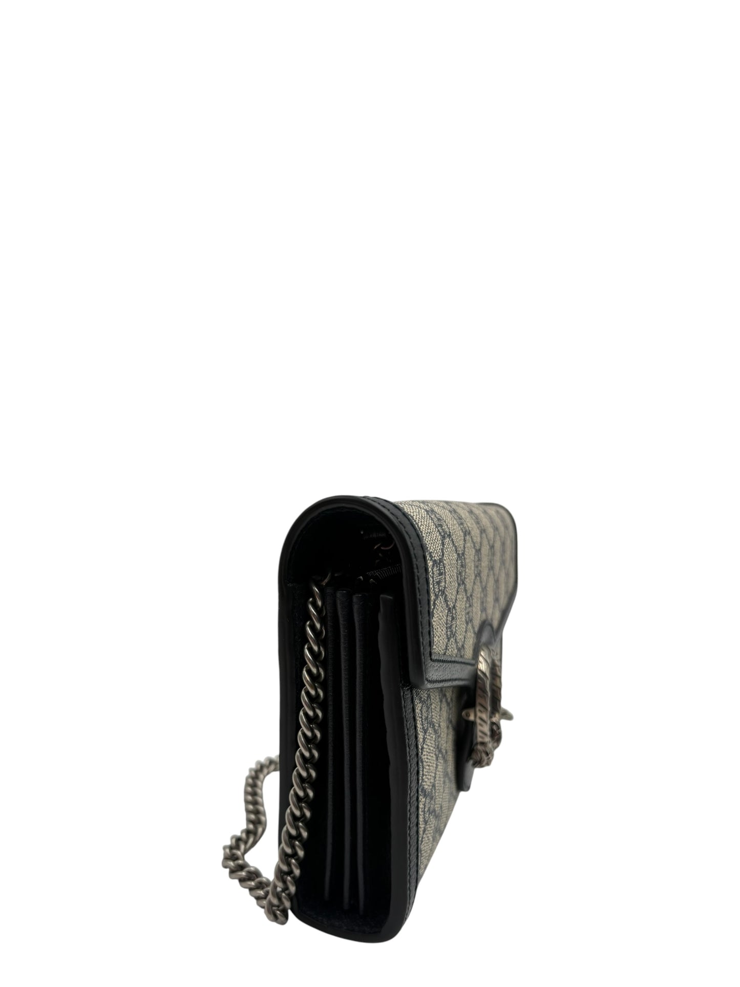 GUCCI GG MONOGRAM CANVAS DIONYSUS CHAIN WALLET