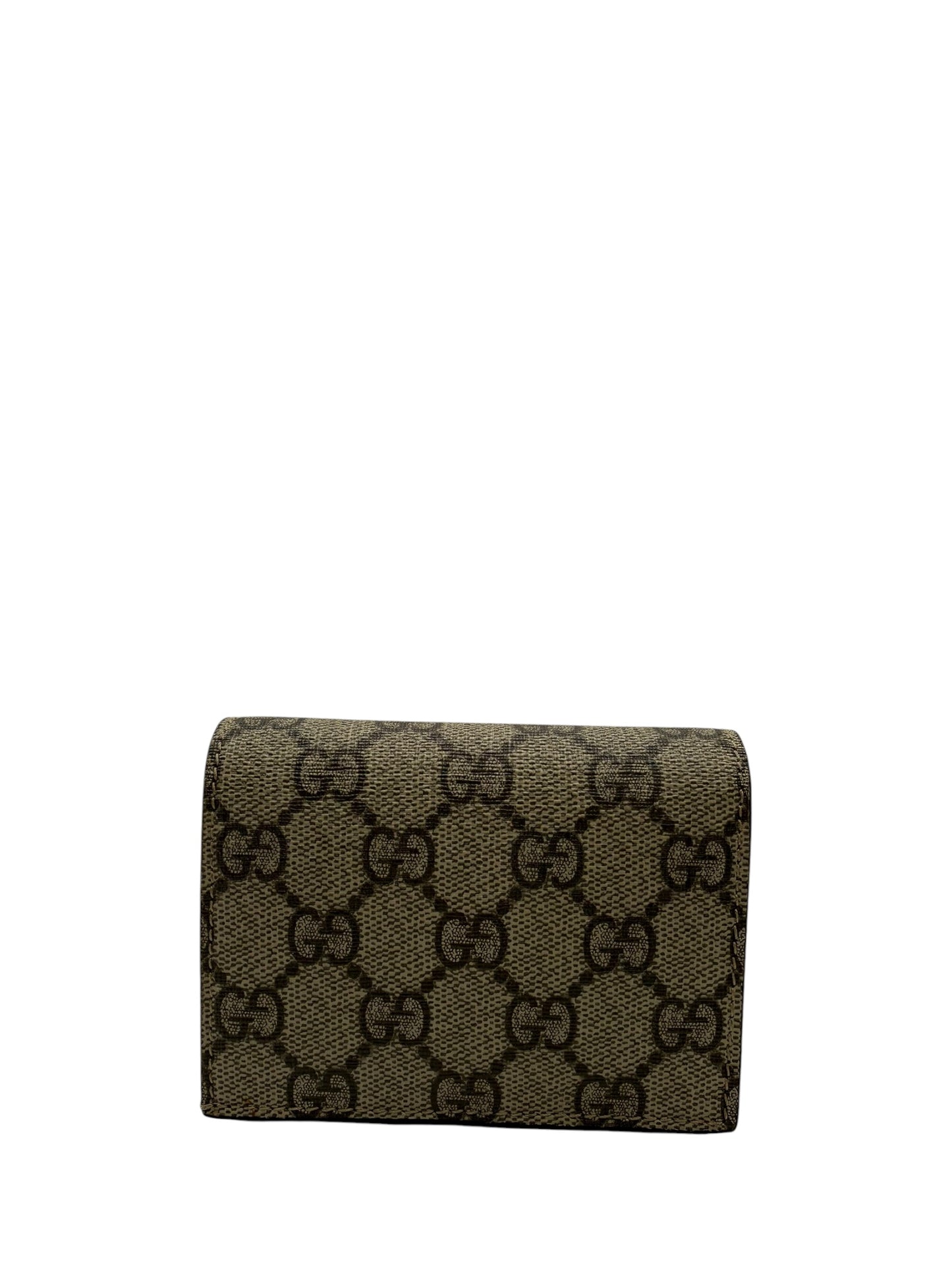 GUCCI GG CHERRY CANVAS WALLET