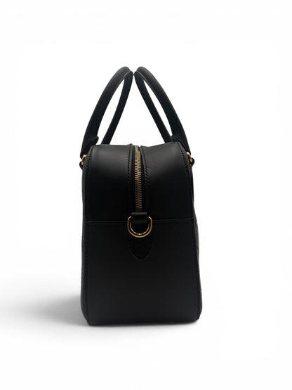 GUCCI GUCCISSIMA SIGNATURE BOSTON BAG BLACK
