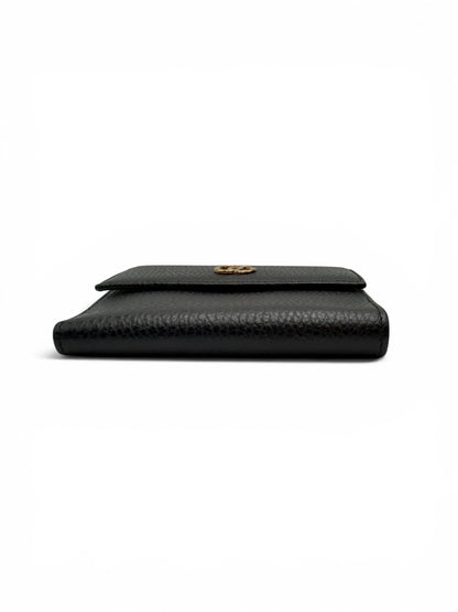 GUCCI GG MARMONT WALLET BLACK